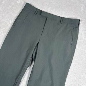 Sene Pants Mens 33X31 Gray Charcoal Soho Flex Tech Stretch Dress Slacks Traveler